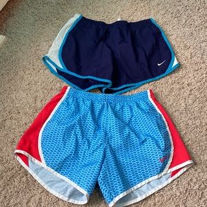 Nike Dri-Fit Women’s running shorts, lot of 2, size L and XL